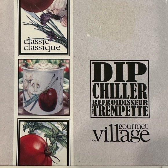 Gourmet Village,  dip, chiller, ceramic, in box - Picture 1 of 8